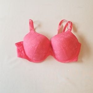 Pink lacy Victoria's secret bra